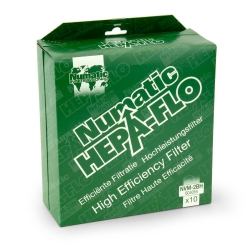 NUMATIC NVM-2BH HepaFlo Filter Bags (10 Pack) - Click for more info