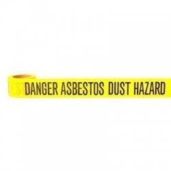 ALLENS AIPDADH30075 - Danger Asbestos Dust Hazard Barrier Tape - 75mm x 300mts. - Click for more info