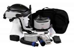 3M CAPM-307C - Versaflo TR300+ PAPR Kit with M-307C helmet & M-940 cap lamp brac - Click for more info