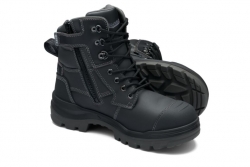 BLUNDSTONE 8071 - Unisex RotoFlex Black 150mm Zip Sided Boot - Click for more info