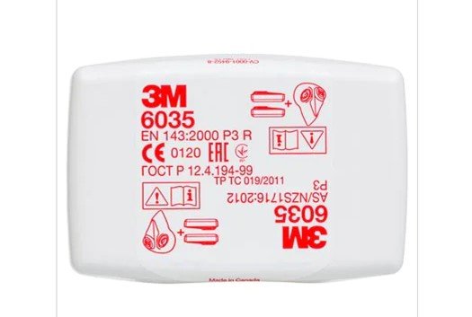 3M 6035 - P2/P3 Filters to suit 3M Mask