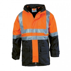 DNC 3864 - 4 in 1 HiVis Breathable Jacket with Vest - Click for more info