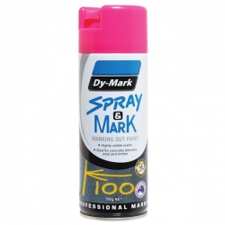 DYMARK 40013529 - Fluro Pink Spray & Mark 350g (Inverted Spray) - Click for more info