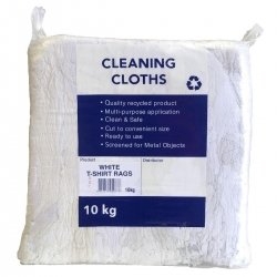 WTS - White T Shirt Rags 10kg - Click for more info